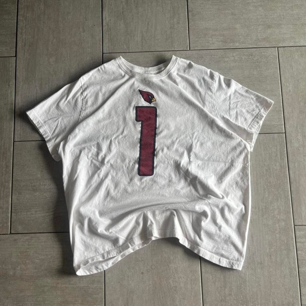 Nike Arizona Cardinals Kyler Murray White Graphic Player T-Shirt Mens XXL